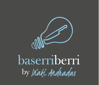Logo Baserriberri by Iñaki Andradas
